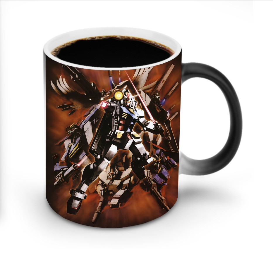 （画像用） 機動戦士ガンダム Mobile Suit Gundam 温度変色マグカップ