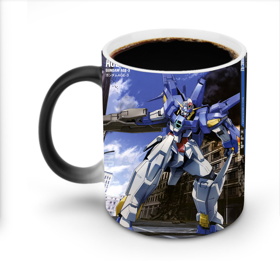 （画像用） 機動戦士ガンダム Mobile Suit Gundam 温度変色マグカップ
