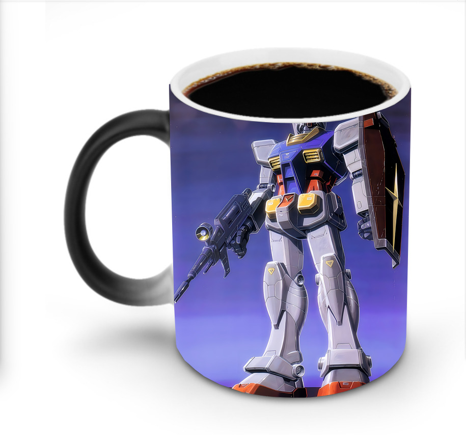 （画像用） 機動戦士ガンダム Mobile Suit Gundam 温度変色マグカップ