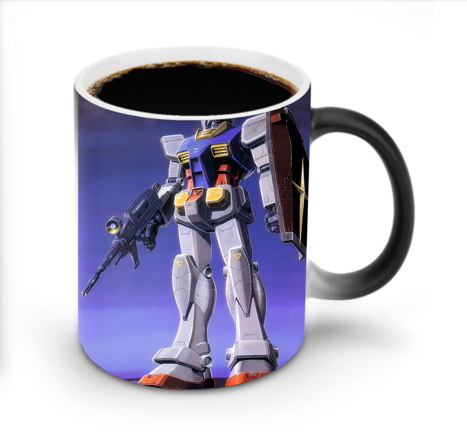 （画像用） 機動戦士ガンダム Mobile Suit Gundam 温度変色マグカップ
