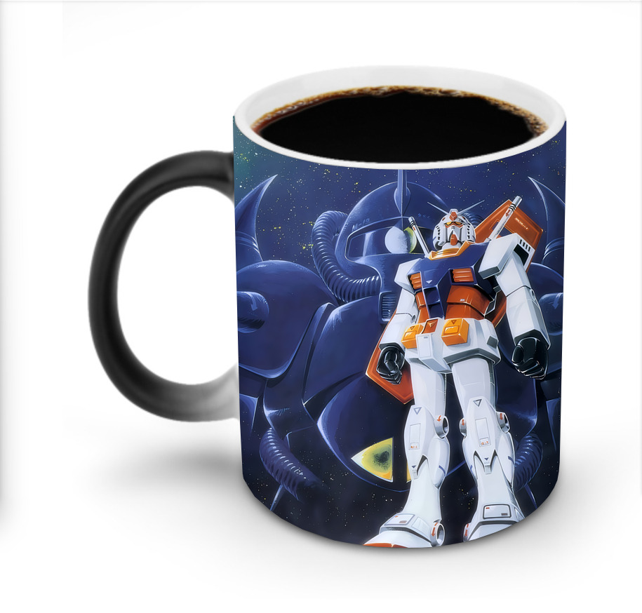 （画像用） 機動戦士ガンダム Mobile Suit Gundam 温度変色マグカップ