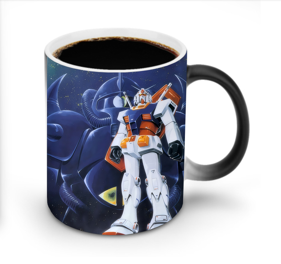 （画像用） 機動戦士ガンダム Mobile Suit Gundam 温度変色マグカップ