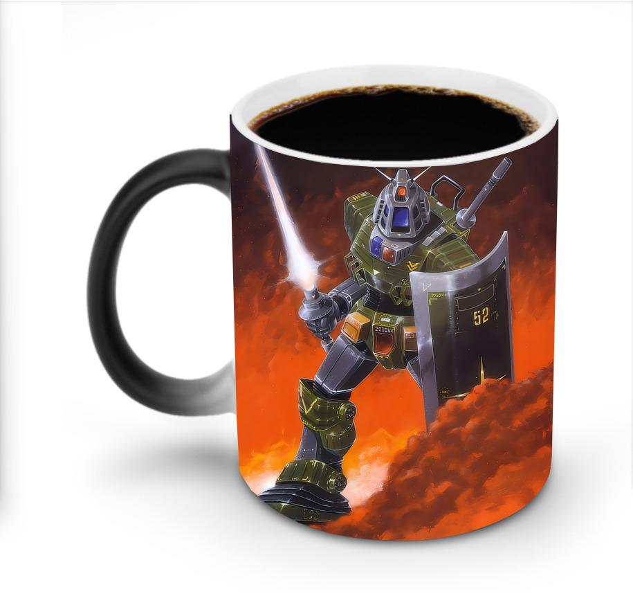 （画像用） 機動戦士ガンダム Mobile Suit Gundam 温度変色マグカップ