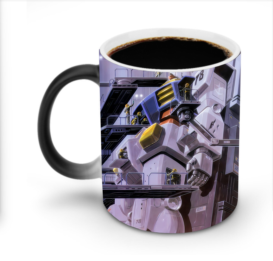 （画像用） 機動戦士ガンダム Mobile Suit Gundam 温度変色マグカップ