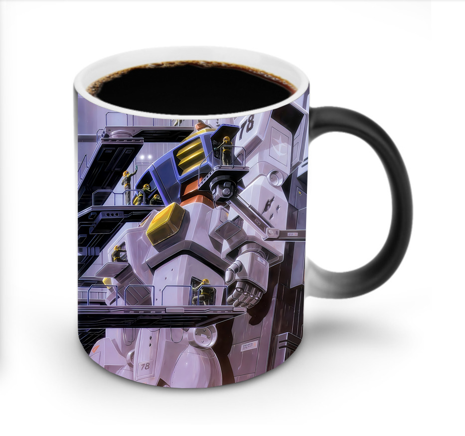 （画像用） 機動戦士ガンダム Mobile Suit Gundam 温度変色マグカップ