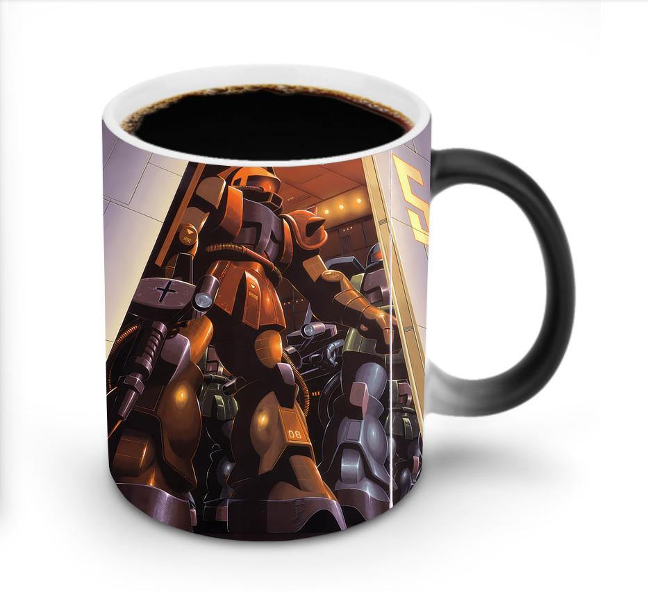 （画像用） 機動戦士ガンダム Mobile Suit Gundam 温度変色マグカップ