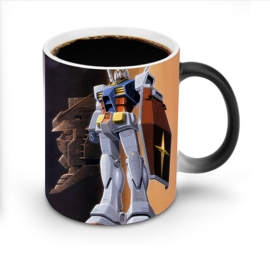 （画像用） 機動戦士ガンダム Mobile Suit Gundam 温度変色マグカップ