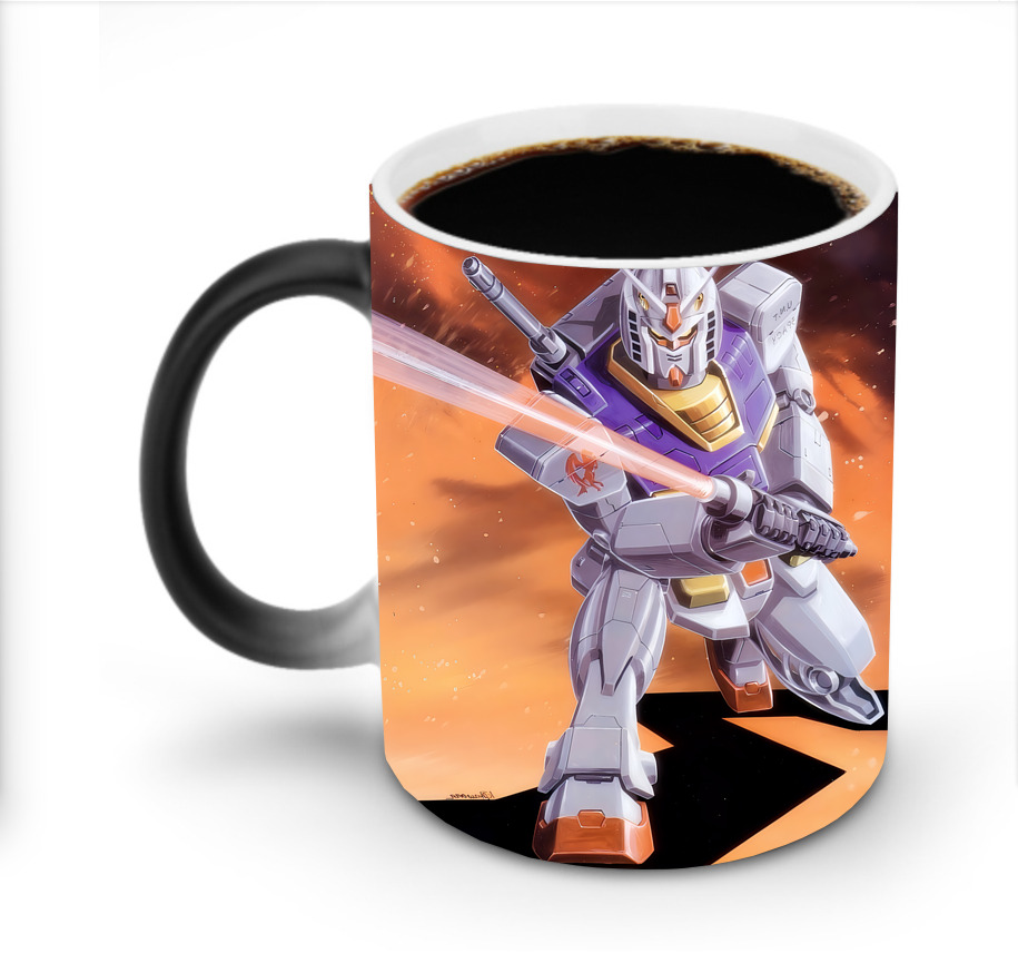 （画像用） 機動戦士ガンダム Mobile Suit Gundam 温度変色マグカップ