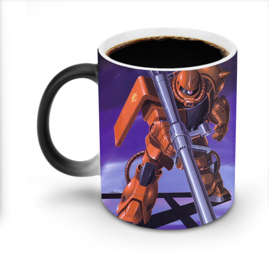 （画像用） 機動戦士ガンダム Mobile Suit Gundam 温度変色マグカップ
