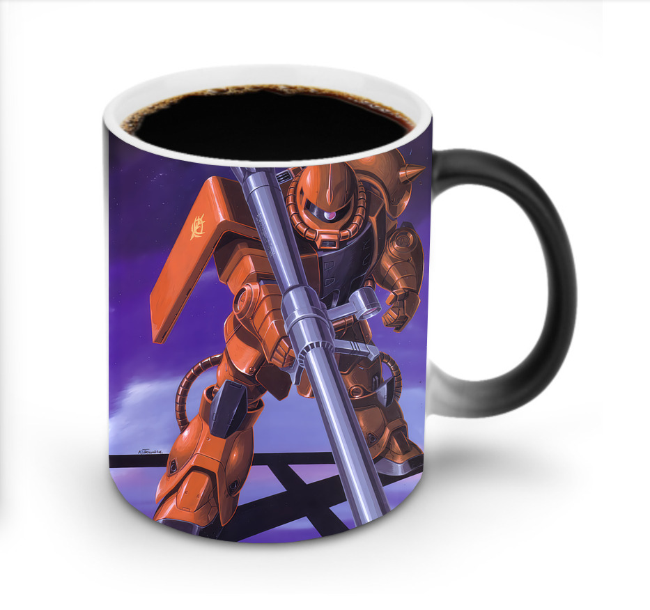 （画像用） 機動戦士ガンダム Mobile Suit Gundam 温度変色マグカップ