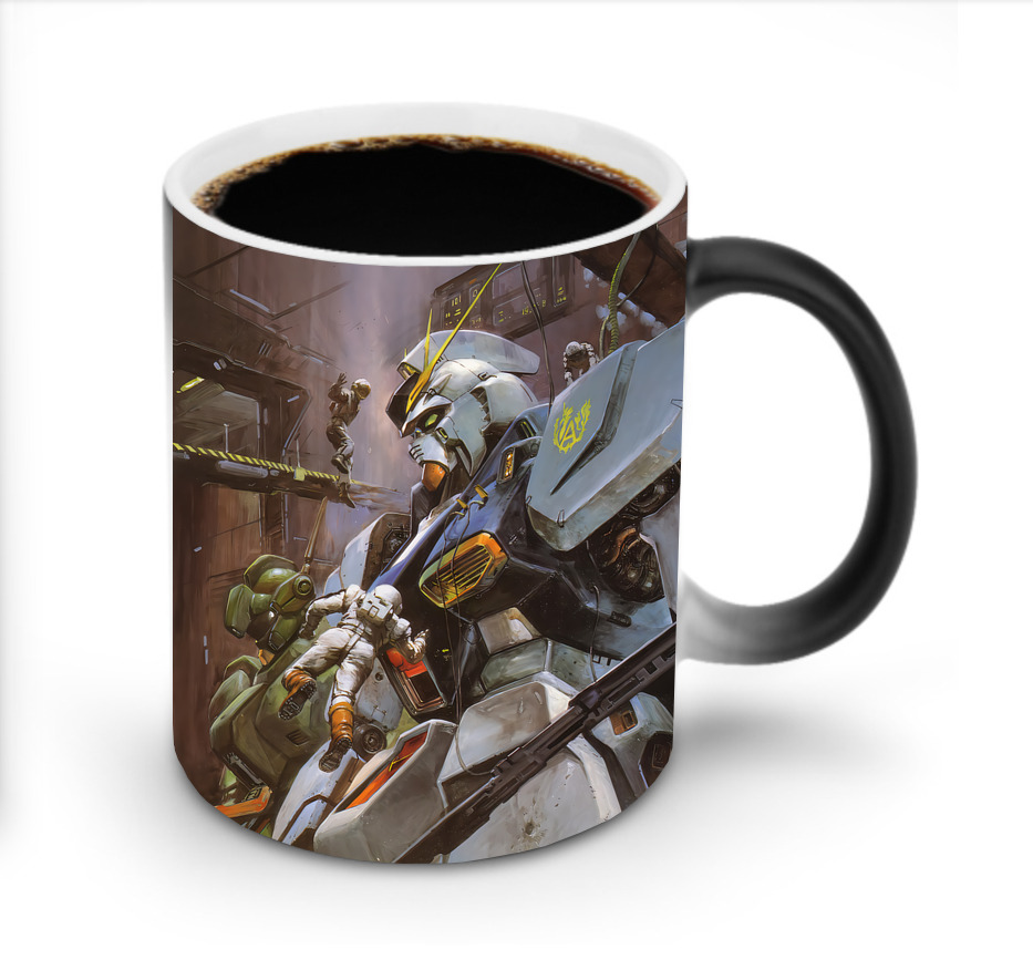 （画像用） 機動戦士ガンダム Mobile Suit Gundam 温度変色マグカップ