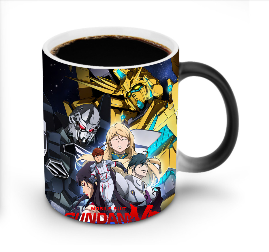（画像用） 機動戦士ガンダム Mobile Suit Gundam 温度変色マグカップ