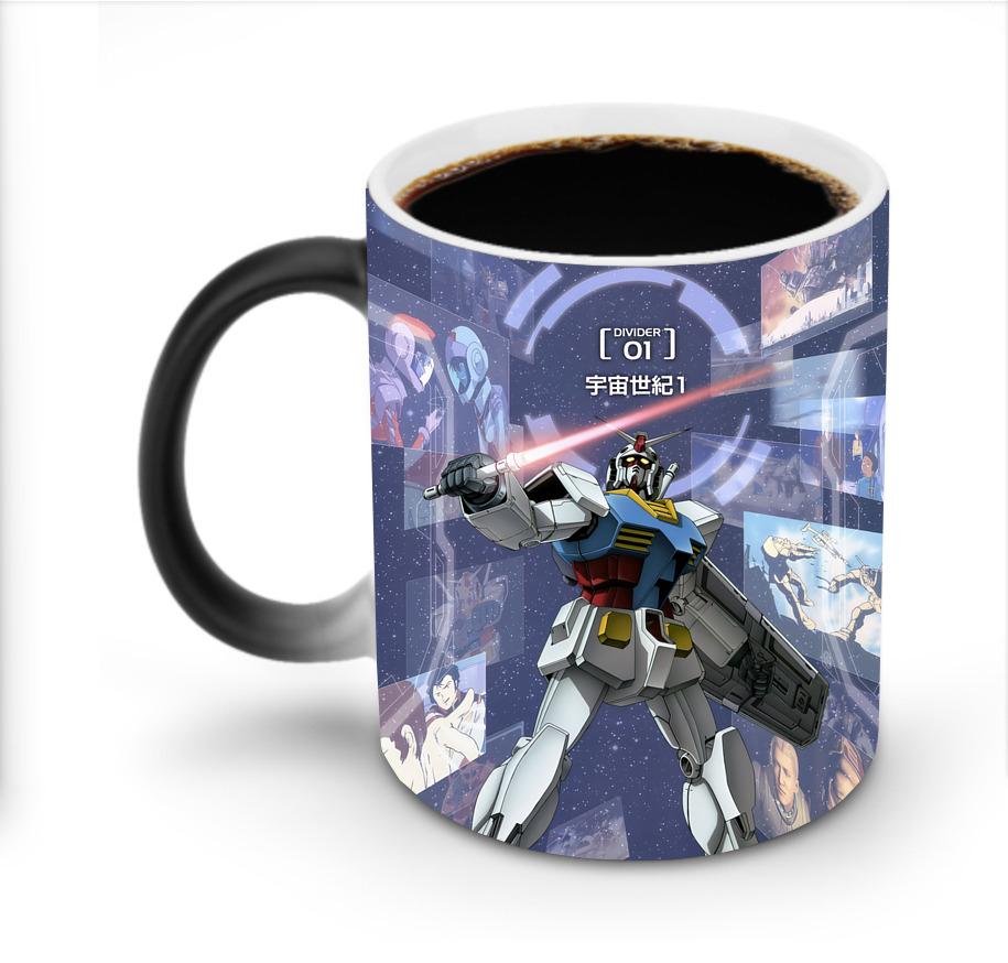 （画像用） 機動戦士ガンダム Mobile Suit Gundam 温度変色マグカップ