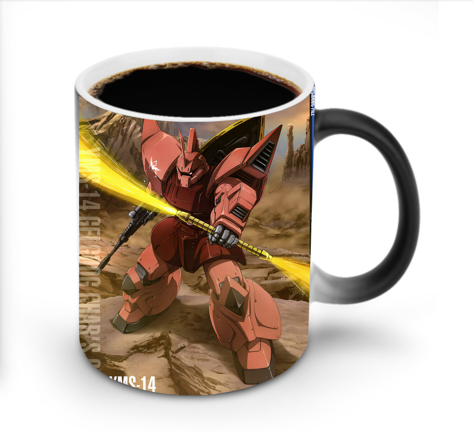 （画像用） 機動戦士ガンダム Mobile Suit Gundam 温度変色マグカップ