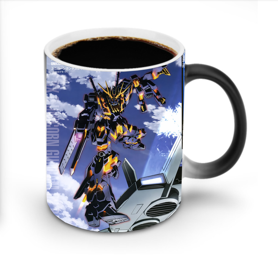 （画像用） 機動戦士ガンダム Mobile Suit Gundam 温度変色マグカップ
