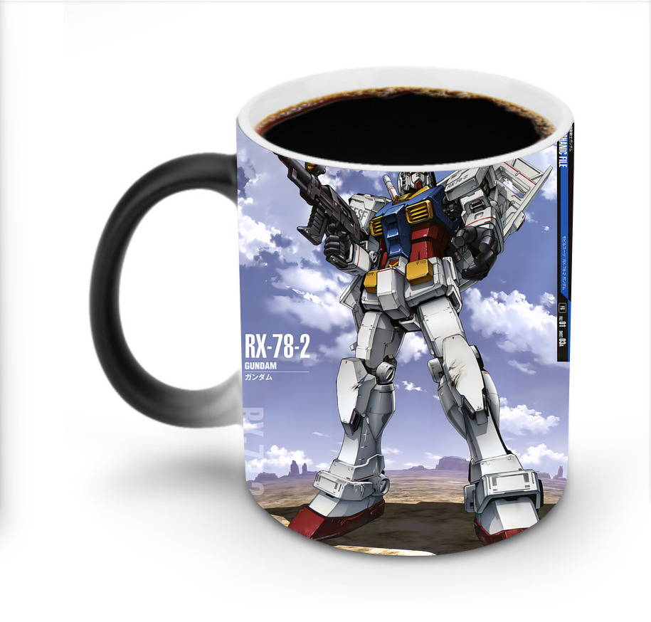 （画像用） 機動戦士ガンダム Mobile Suit Gundam 温度変色マグカップ