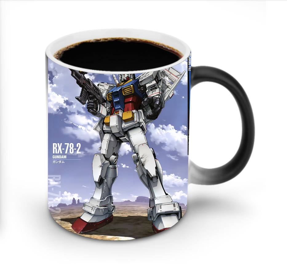 （画像用） 機動戦士ガンダム Mobile Suit Gundam 温度変色マグカップ