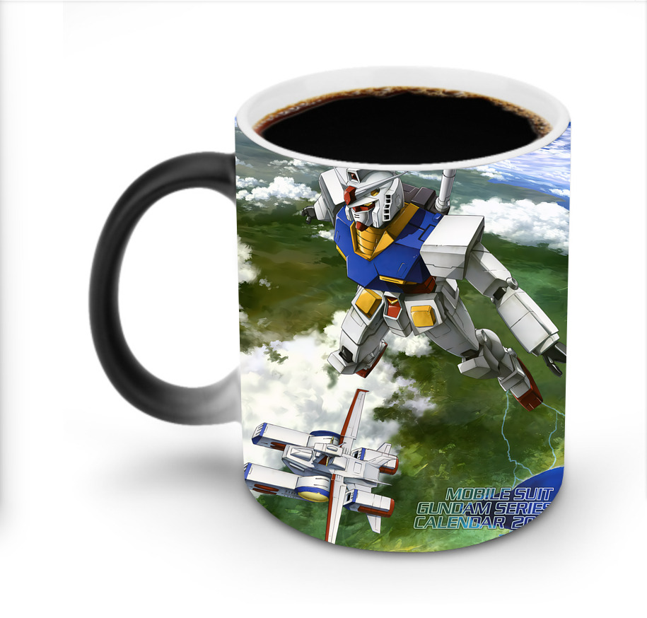 （画像用） 機動戦士ガンダム Mobile Suit Gundam 温度変色マグカップ