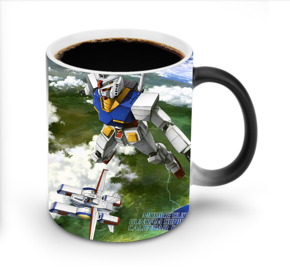 （画像用） 機動戦士ガンダム Mobile Suit Gundam 温度変色マグカップ