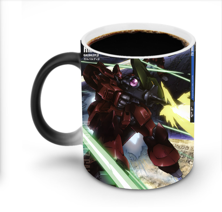（画像用） 機動戦士ガンダム Mobile Suit Gundam 温度変色マグカップ