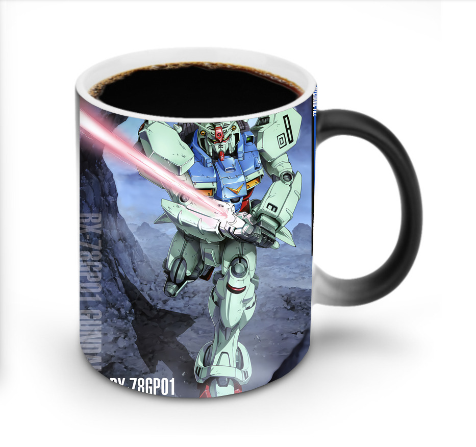 （画像用） 機動戦士ガンダム Mobile Suit Gundam 温度変色マグカップ