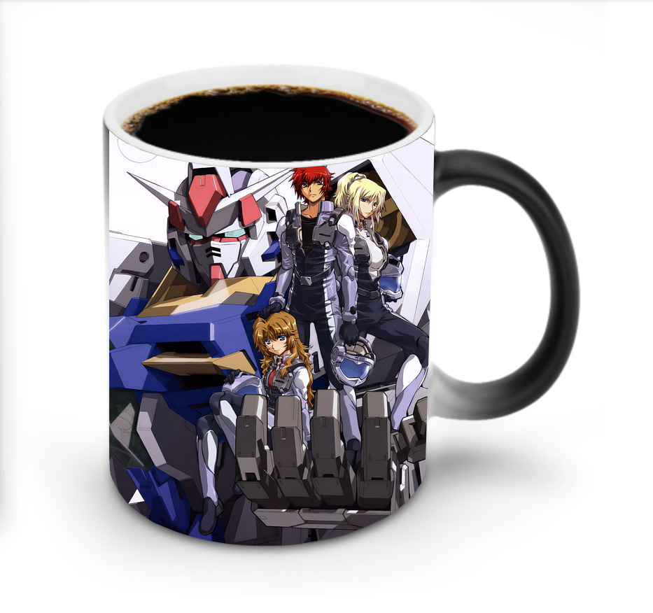 （画像用） 機動戦士ガンダム Mobile Suit Gundam 温度変色マグカップ