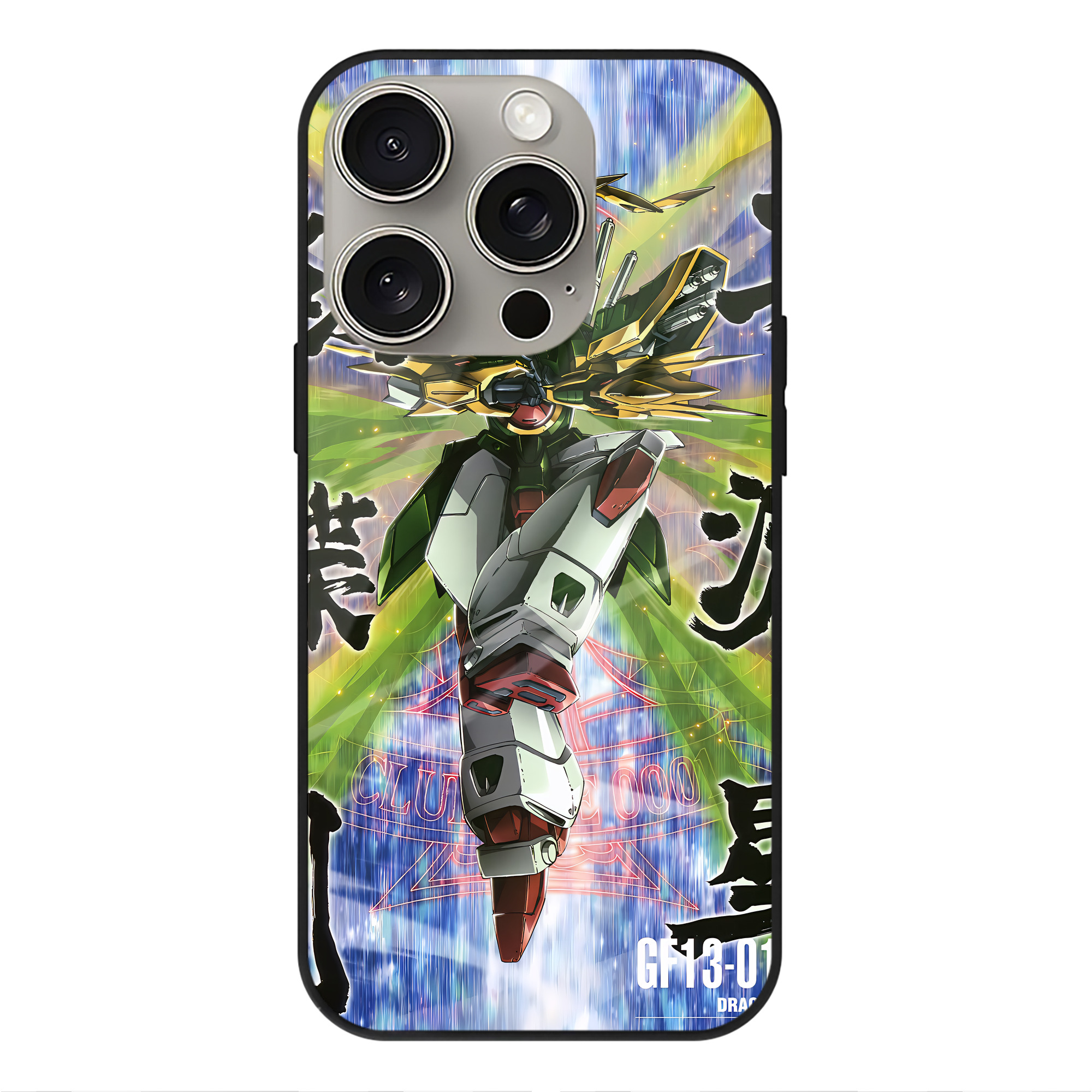 機動戦士ガンダム Mobile Suit Gundam 【iPhone15Pro対応】スマホケース 耐衝撃＆黄変防止 背面ガラス