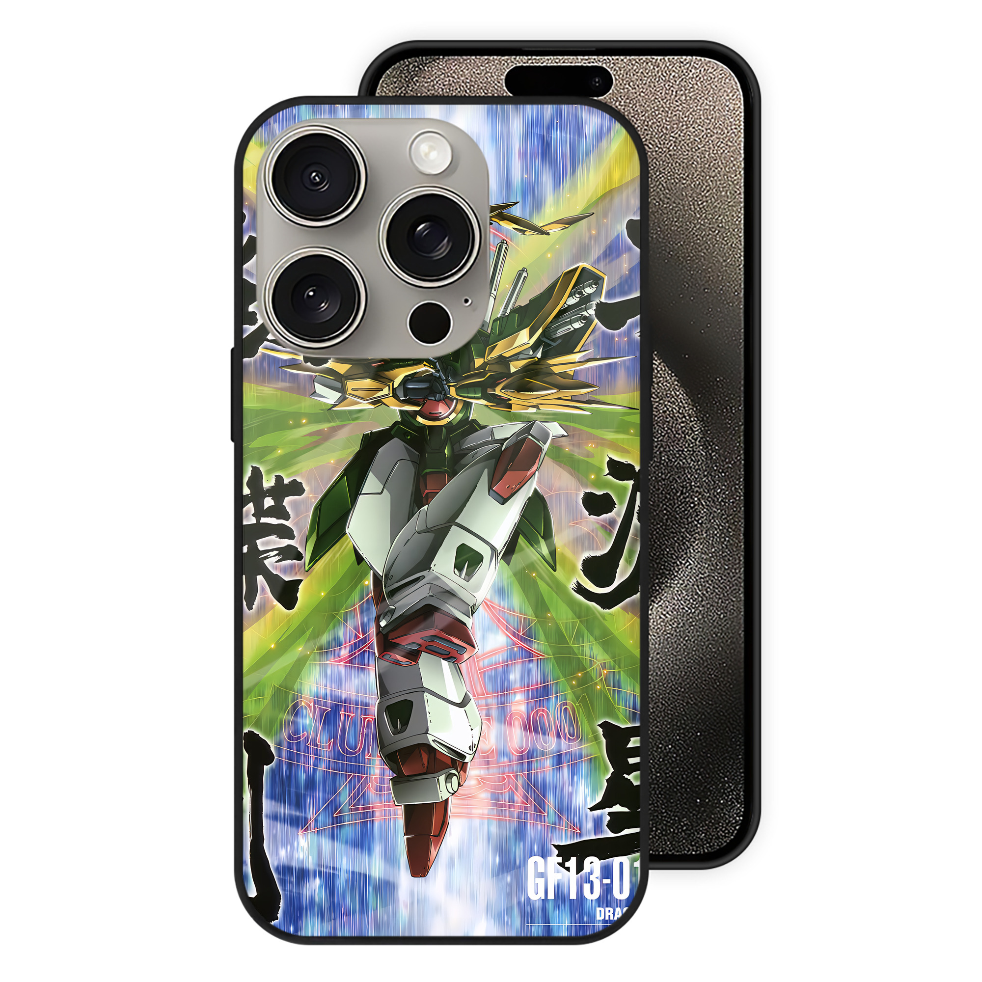 機動戦士ガンダム Mobile Suit Gundam 【iPhone15Pro対応】スマホケース 耐衝撃＆黄変防止 背面ガラス