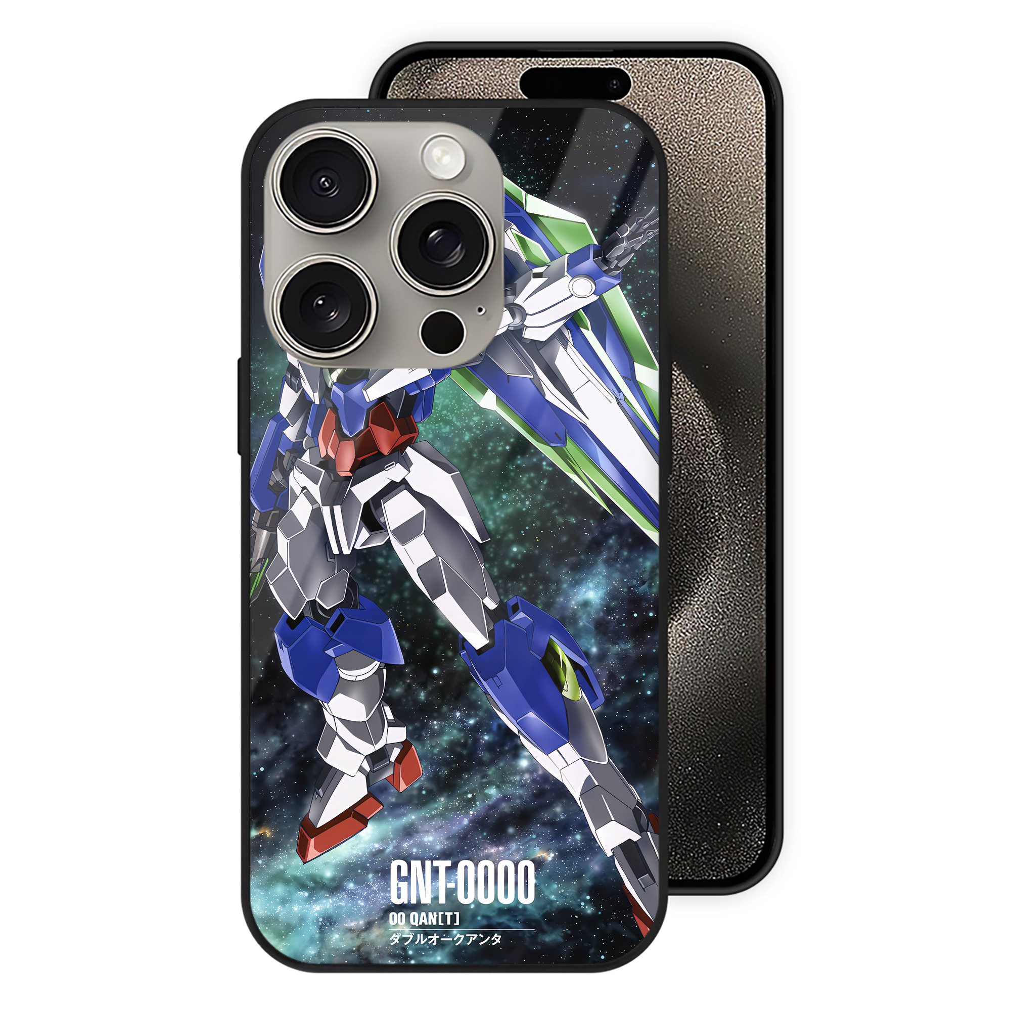 （画像用） 機動戦士ガンダム Mobile Suit Gundam 【iPhone15Pro対応】スマホケース 耐衝撃＆黄変防止 背面ガラス