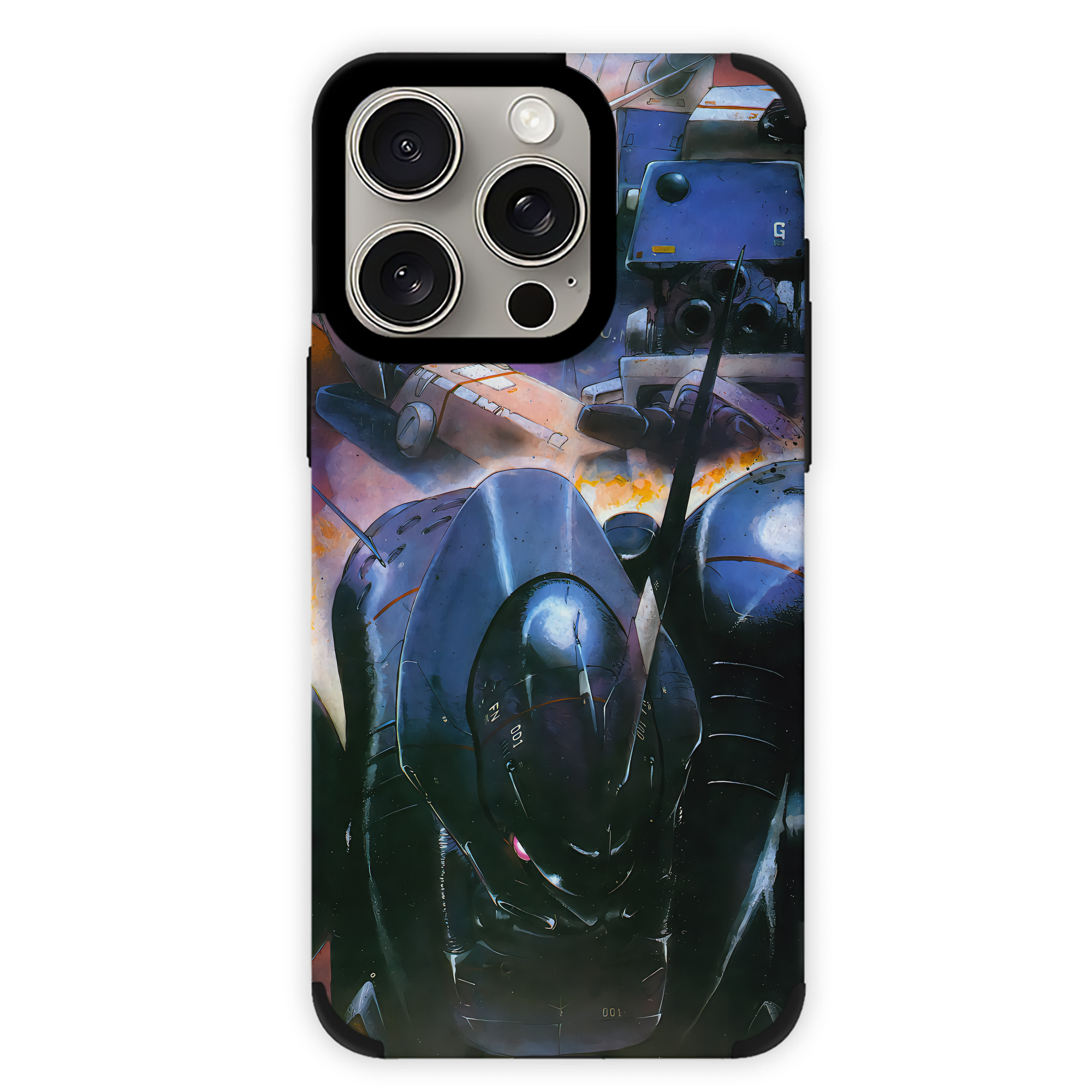 （画像用） 機動戦士ガンダム Mobile Suit Gundam 【iPhone15ProMax対応】 PUレザー スマホケース 耐衝撃＆黄変防止