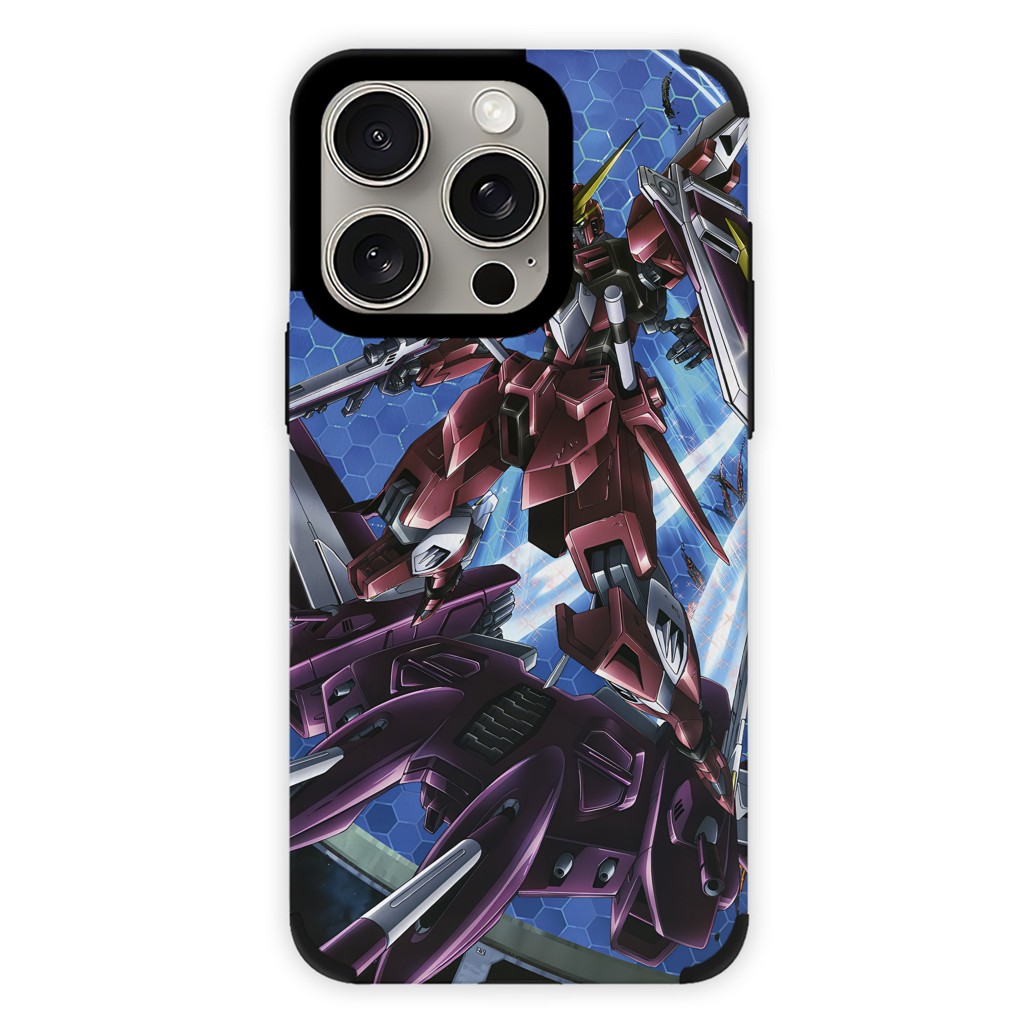 （画像用） 機動戦士ガンダム Mobile Suit Gundam 【iPhone15ProMax対応】 PUレザー スマホケース 耐衝撃＆黄変防止
