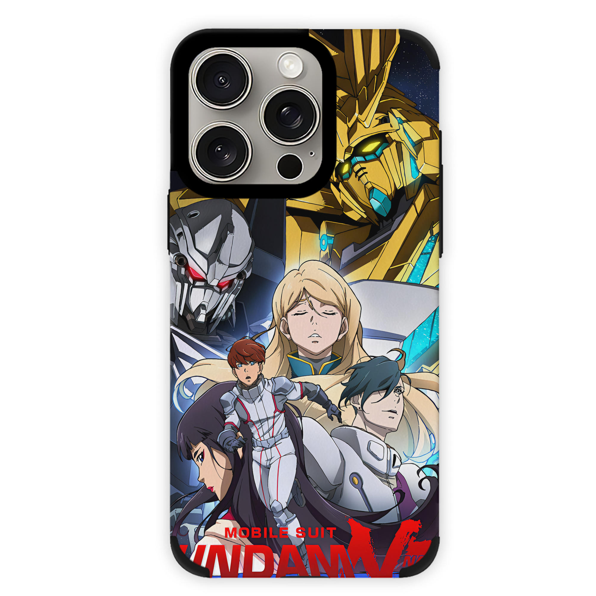 （画像用） 機動戦士ガンダム Mobile Suit Gundam 【iPhone15ProMax対応】 PUレザー スマホケース 耐衝撃＆黄変防止
