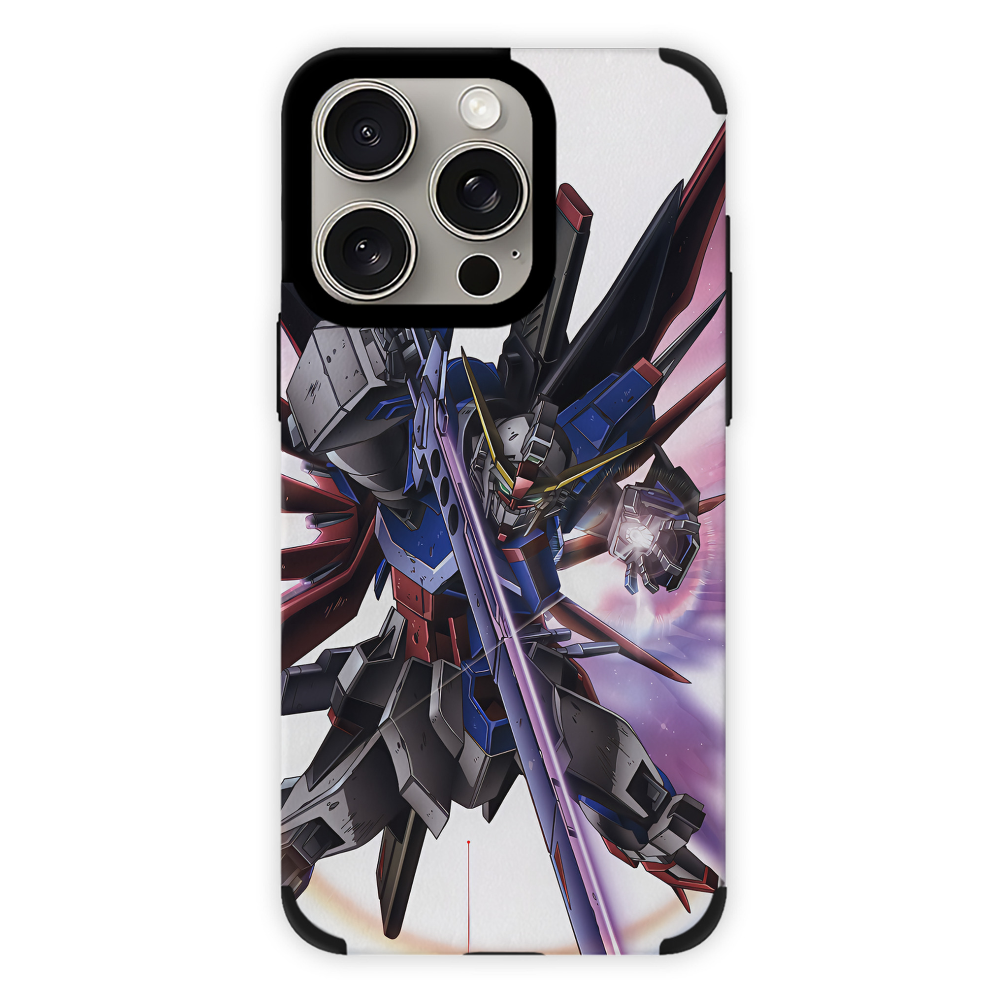 （画像用） 機動戦士ガンダム Mobile Suit Gundam 【iPhone15ProMax対応】 PUレザー スマホケース 耐衝撃＆黄変防止