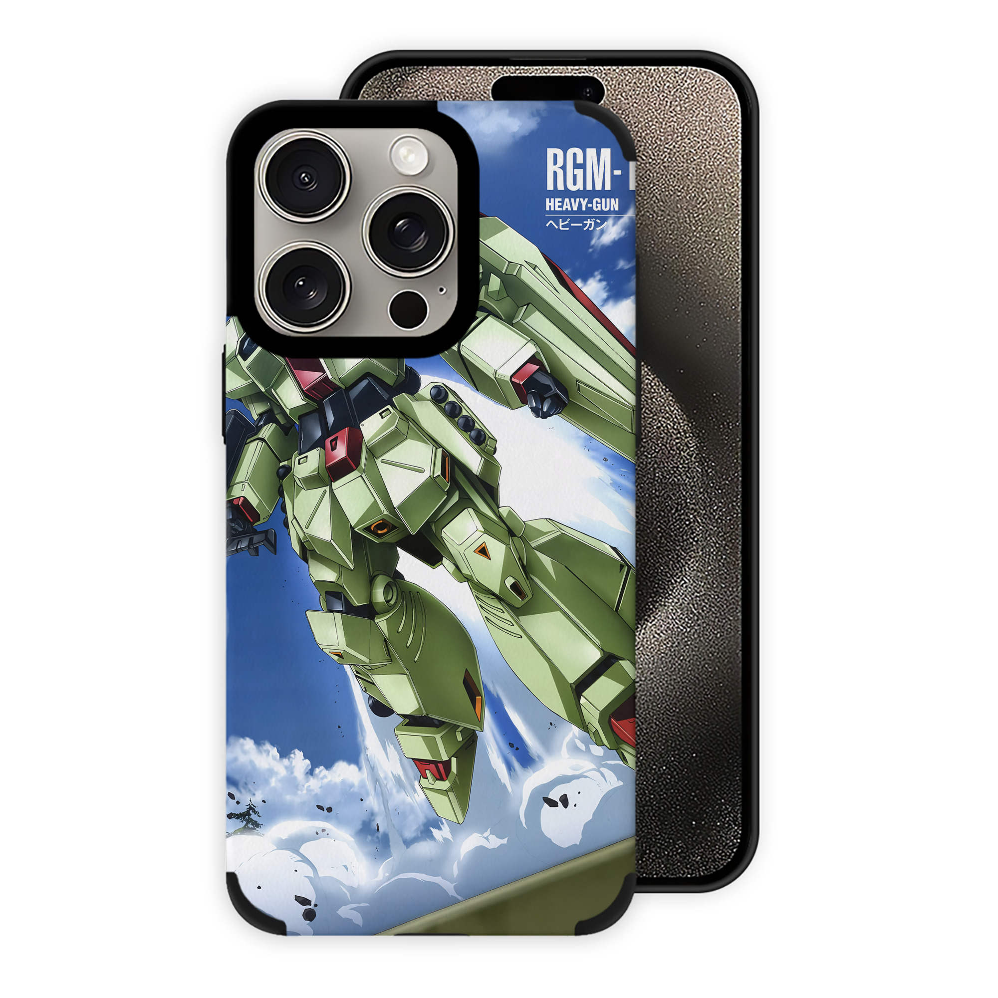 （画像用） 機動戦士ガンダム Mobile Suit Gundam 【iPhone15ProMax対応】 PUレザー スマホケース 耐衝撃＆黄変防止