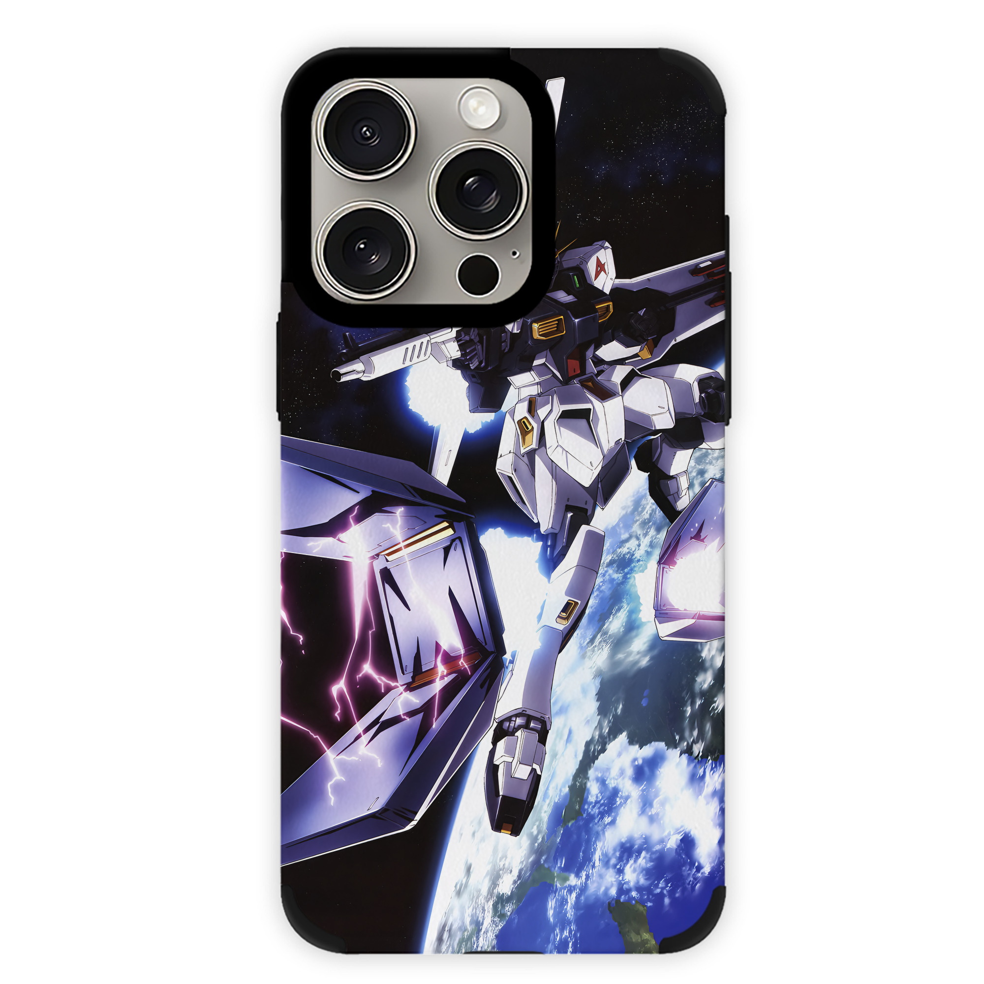 （画像用） 機動戦士ガンダム Mobile Suit Gundam 【iPhone15ProMax対応】 PUレザー スマホケース 耐衝撃＆黄変防止
