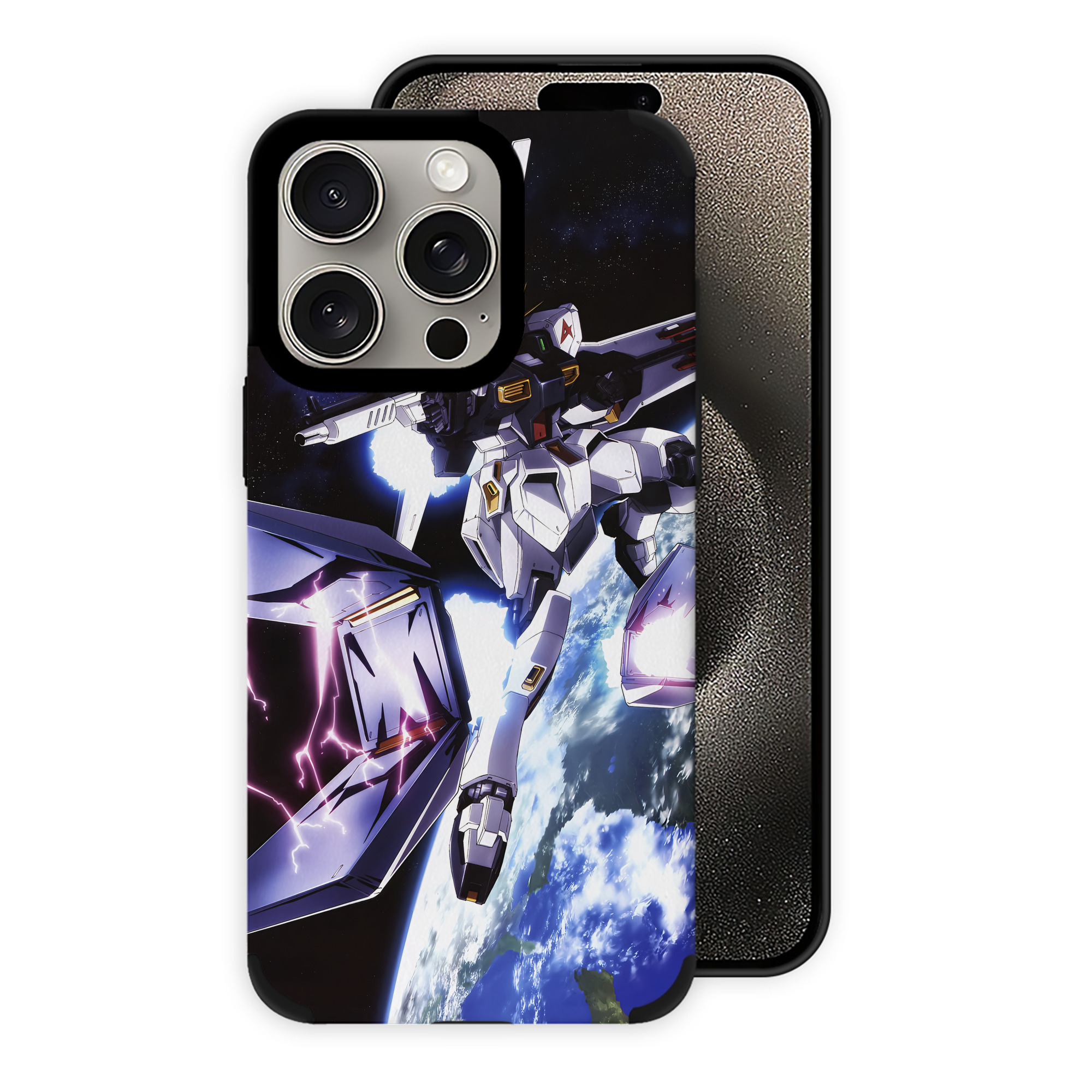 （画像用） 機動戦士ガンダム Mobile Suit Gundam 【iPhone15ProMax対応】 PUレザー スマホケース 耐衝撃＆黄変防止