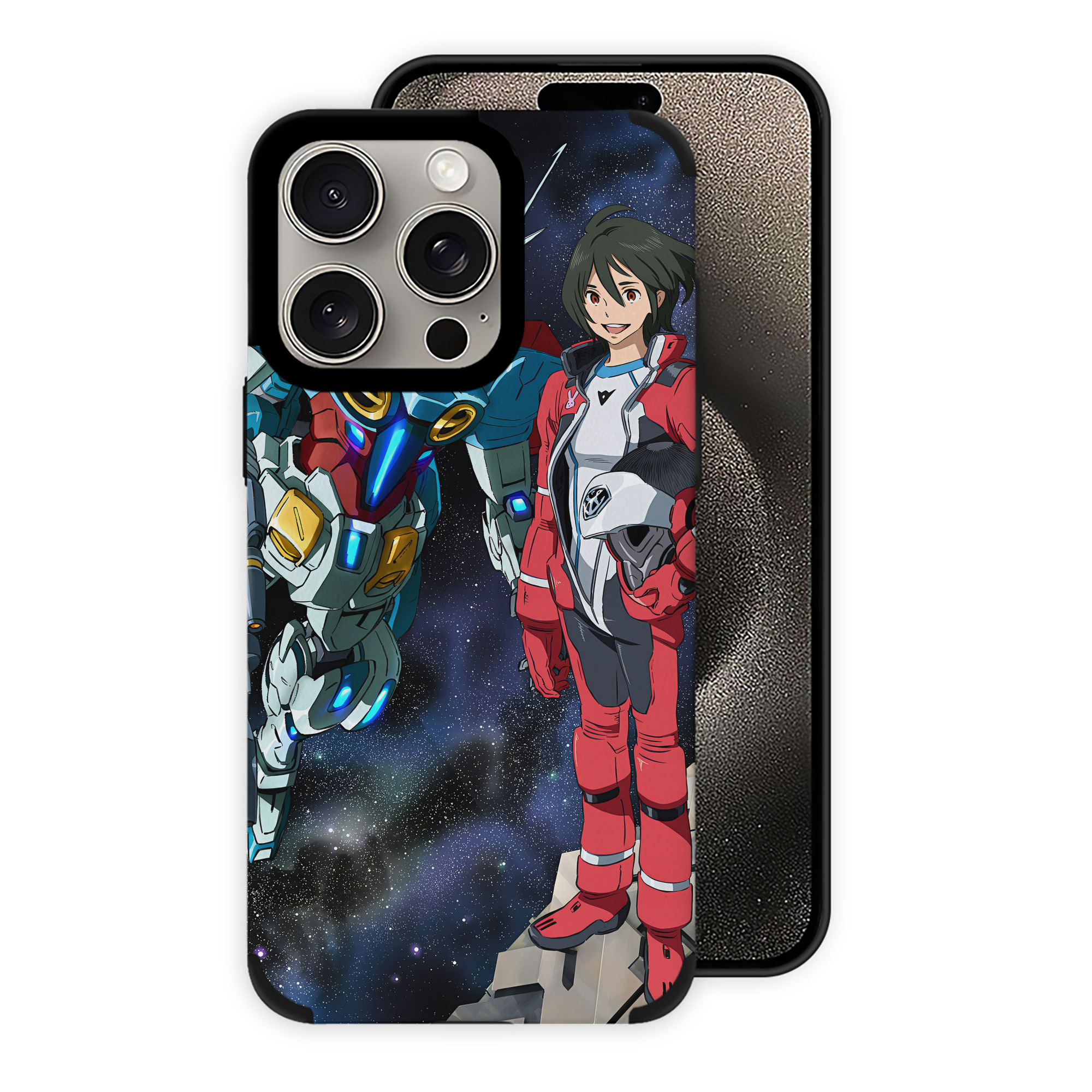 （画像用） 機動戦士ガンダム Mobile Suit Gundam 【iPhone15ProMax対応】 PUレザー スマホケース 耐衝撃＆黄変防止