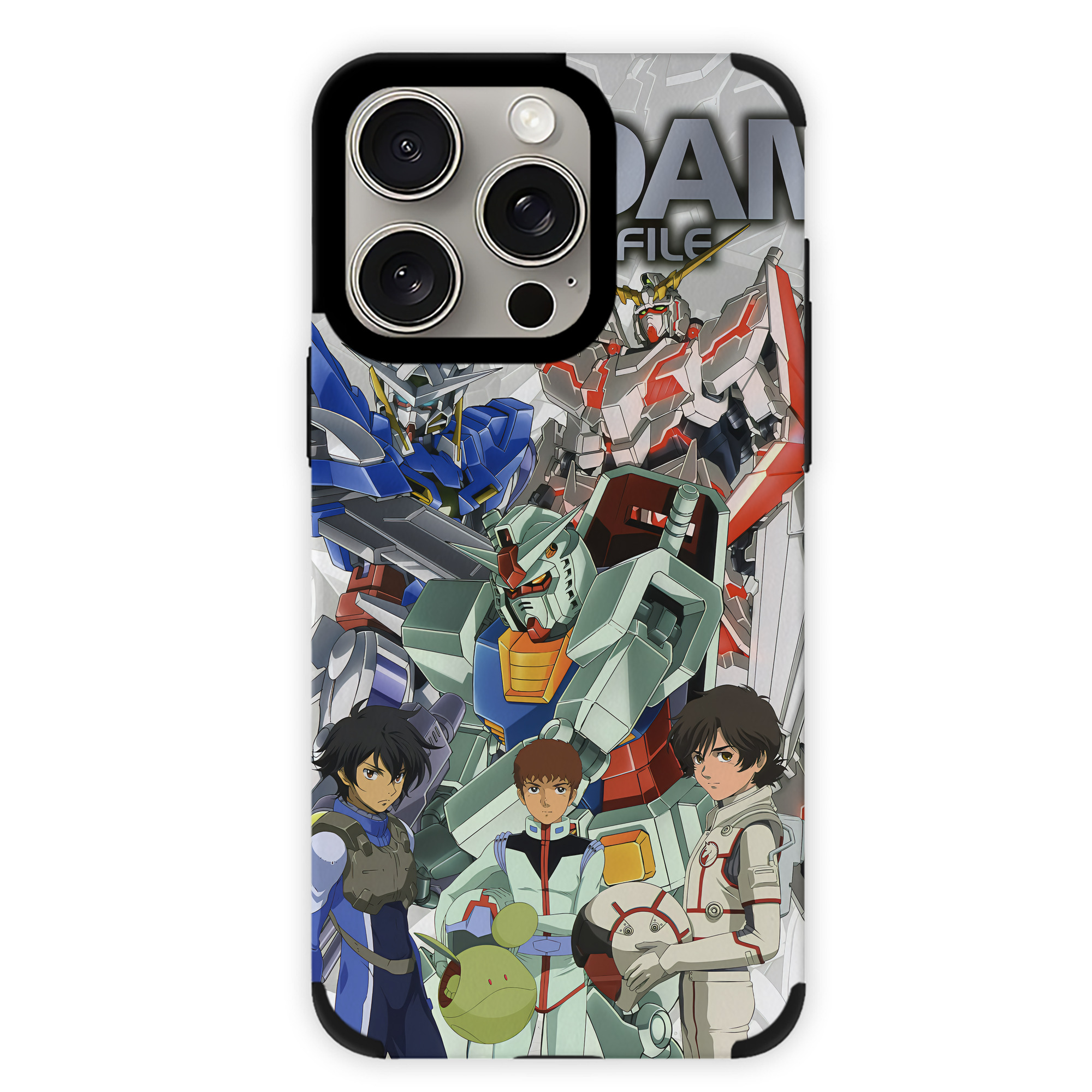（画像用） 機動戦士ガンダム Mobile Suit Gundam 【iPhone15ProMax対応】 PUレザー スマホケース 耐衝撃＆黄変防止
