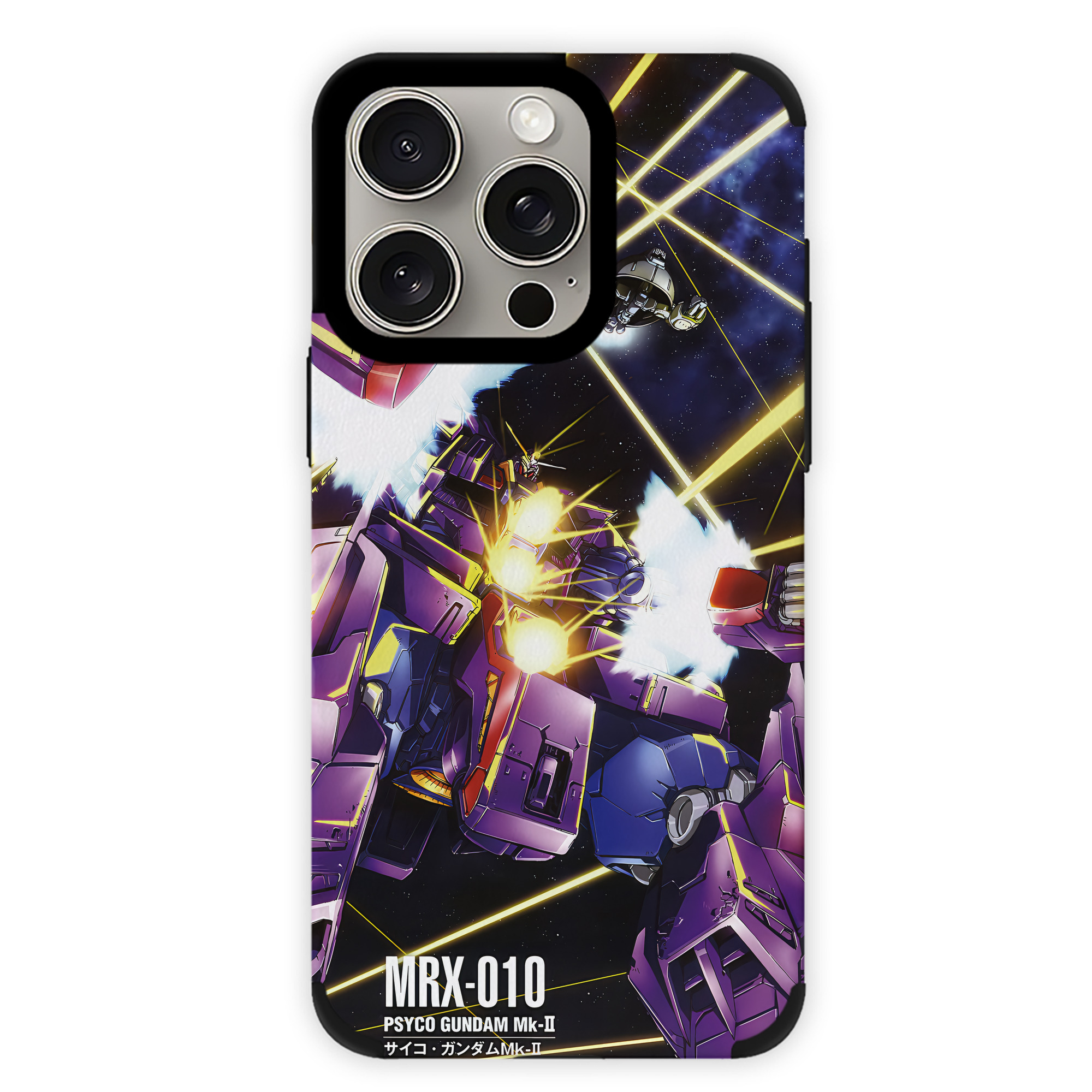 （画像用） 機動戦士ガンダム Mobile Suit Gundam 【iPhone15ProMax対応】 PUレザー スマホケース 耐衝撃＆黄変防止