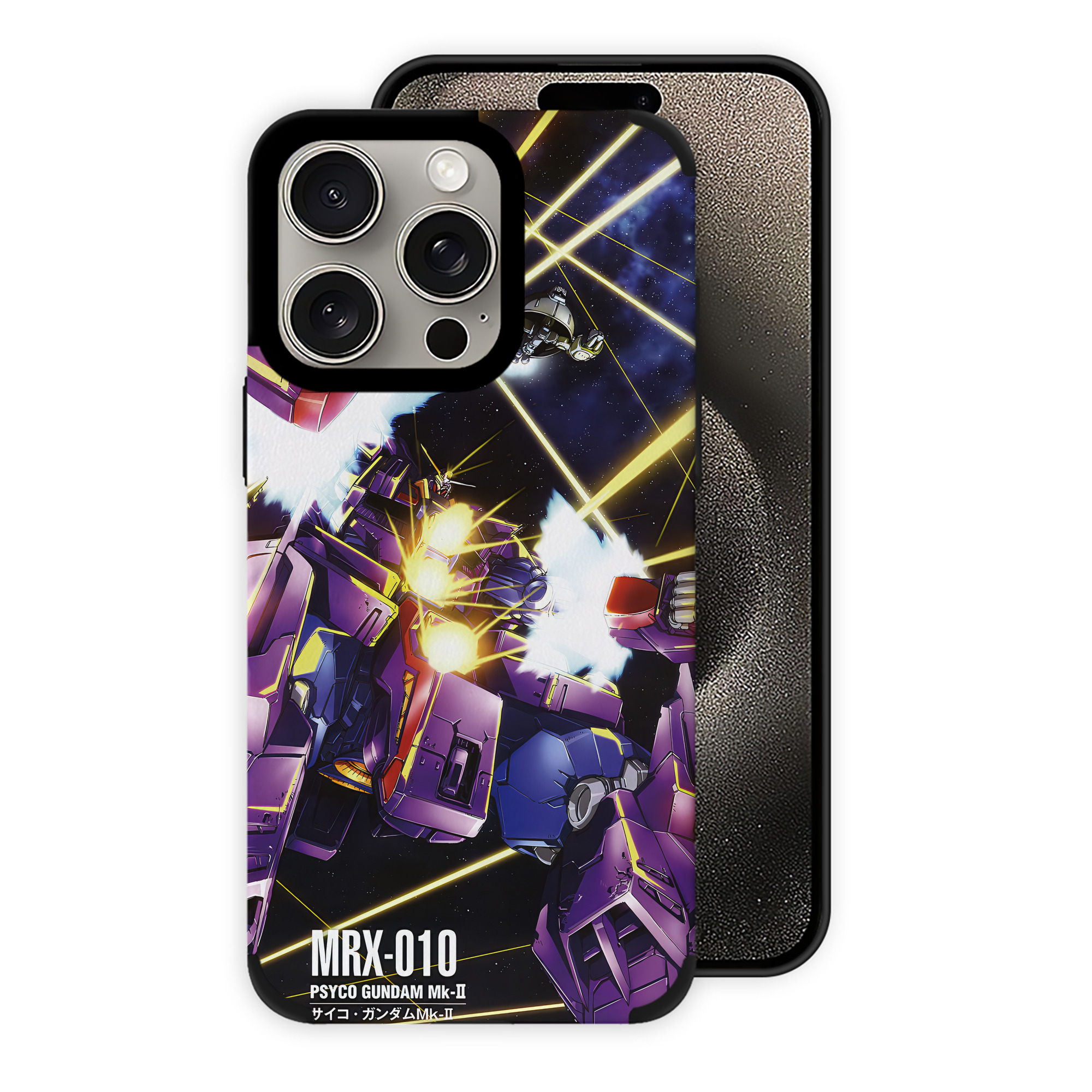 （画像用） 機動戦士ガンダム Mobile Suit Gundam 【iPhone15ProMax対応】 PUレザー スマホケース 耐衝撃＆黄変防止