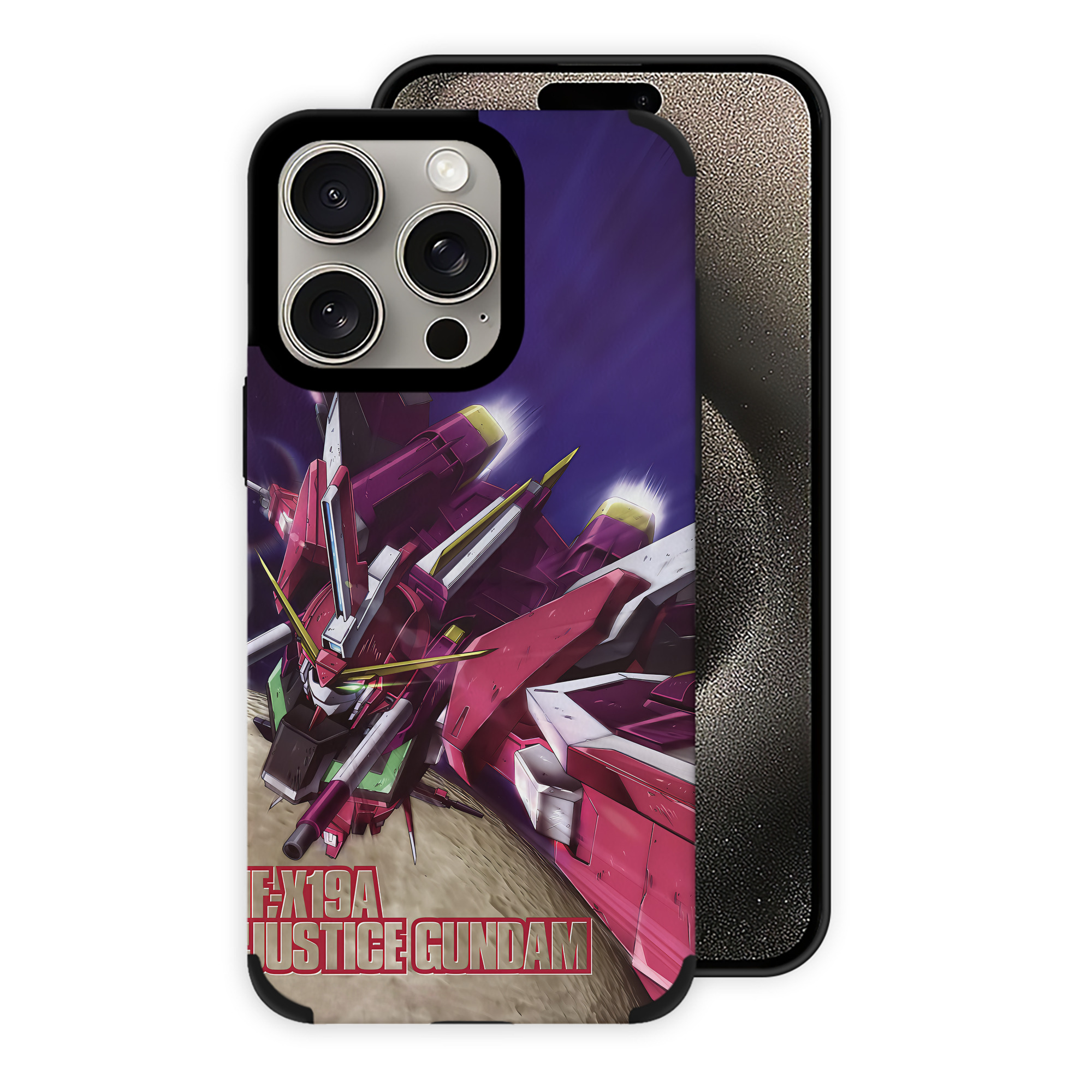 （画像用） 機動戦士ガンダム Mobile Suit Gundam 【iPhone15ProMax対応】 PUレザー スマホケース 耐衝撃＆黄変防止