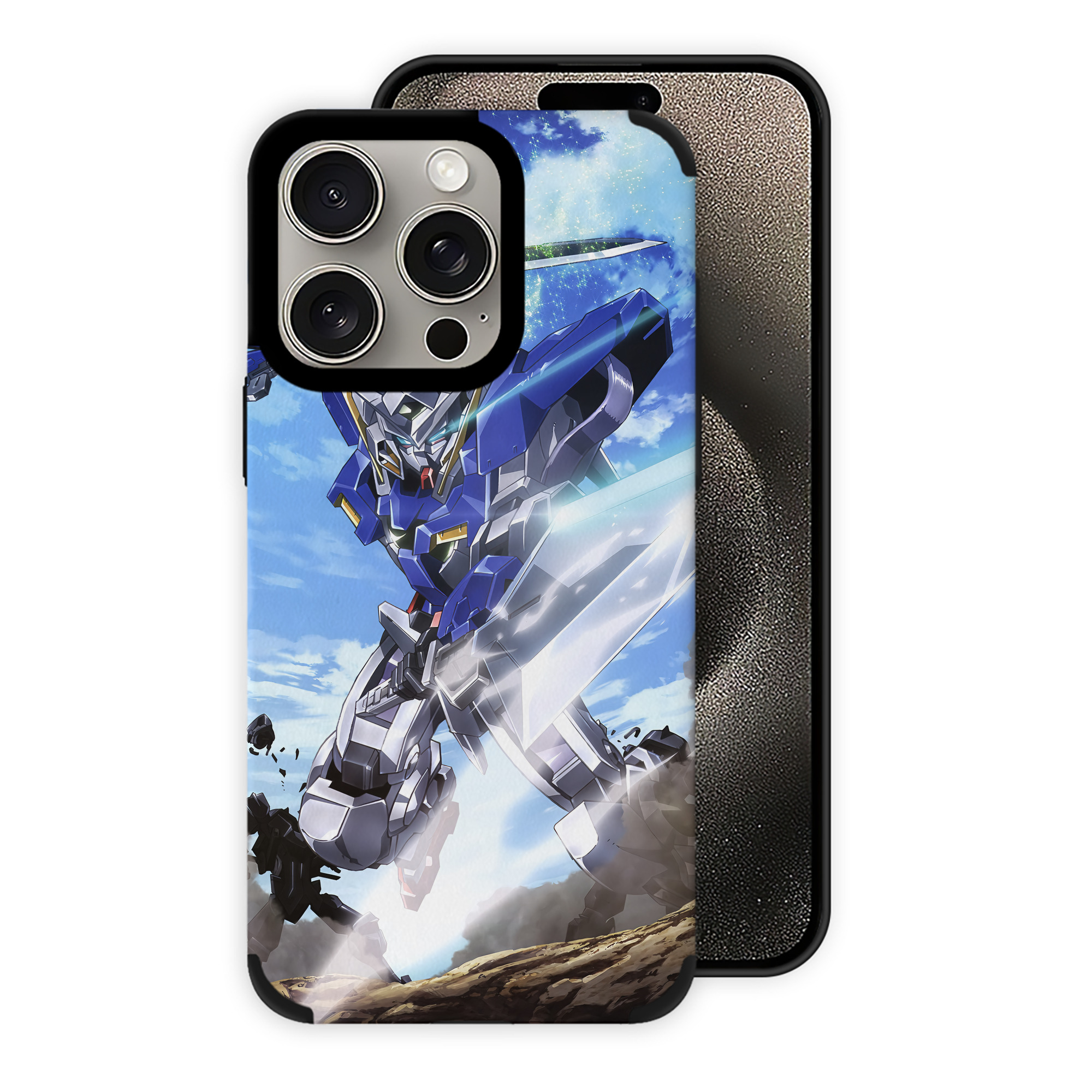 （画像用） 機動戦士ガンダム Mobile Suit Gundam 【iPhone15ProMax対応】 PUレザー スマホケース 耐衝撃＆黄変防止