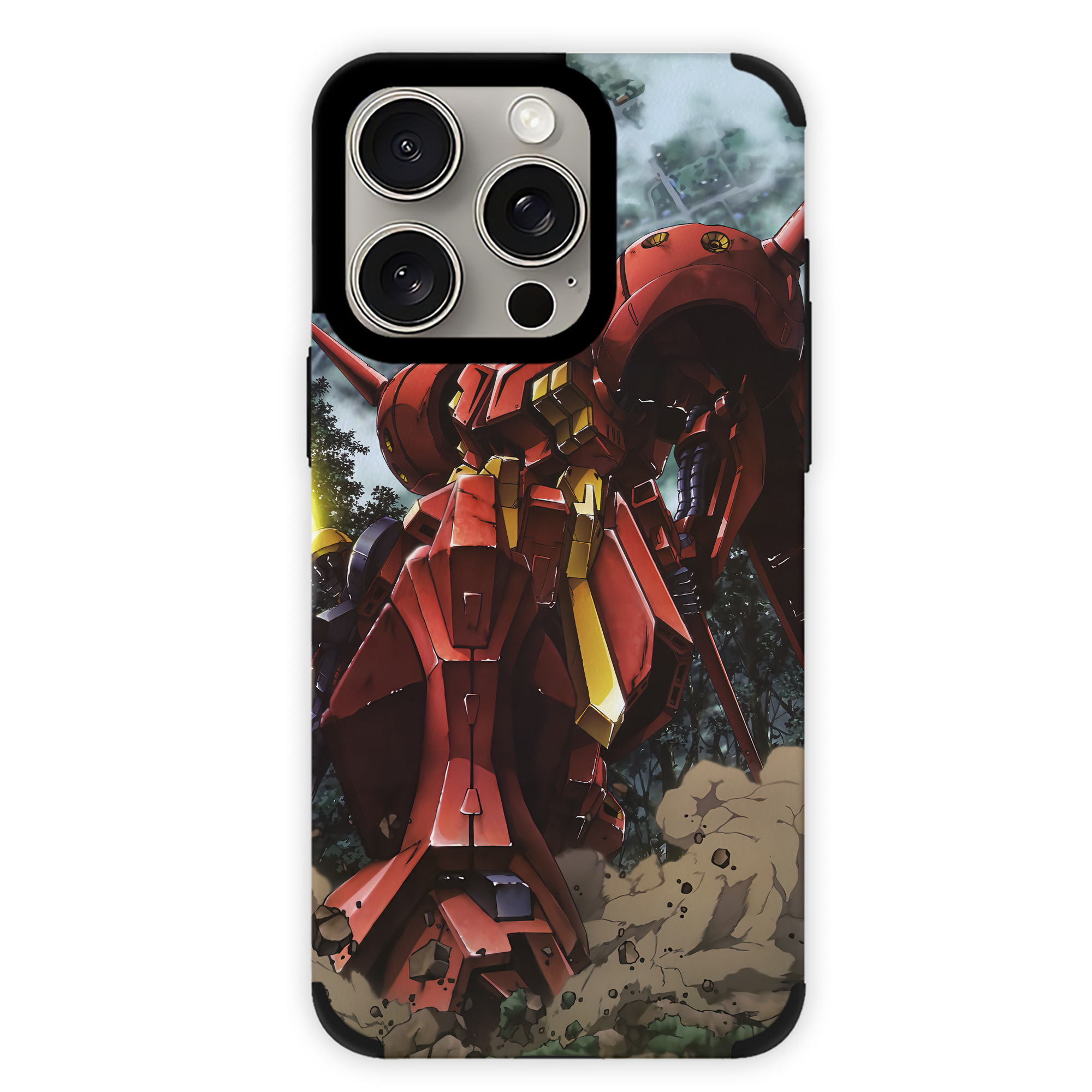 （画像用） 機動戦士ガンダム Mobile Suit Gundam 【iPhone15ProMax対応】 PUレザー スマホケース 耐衝撃＆黄変防止
