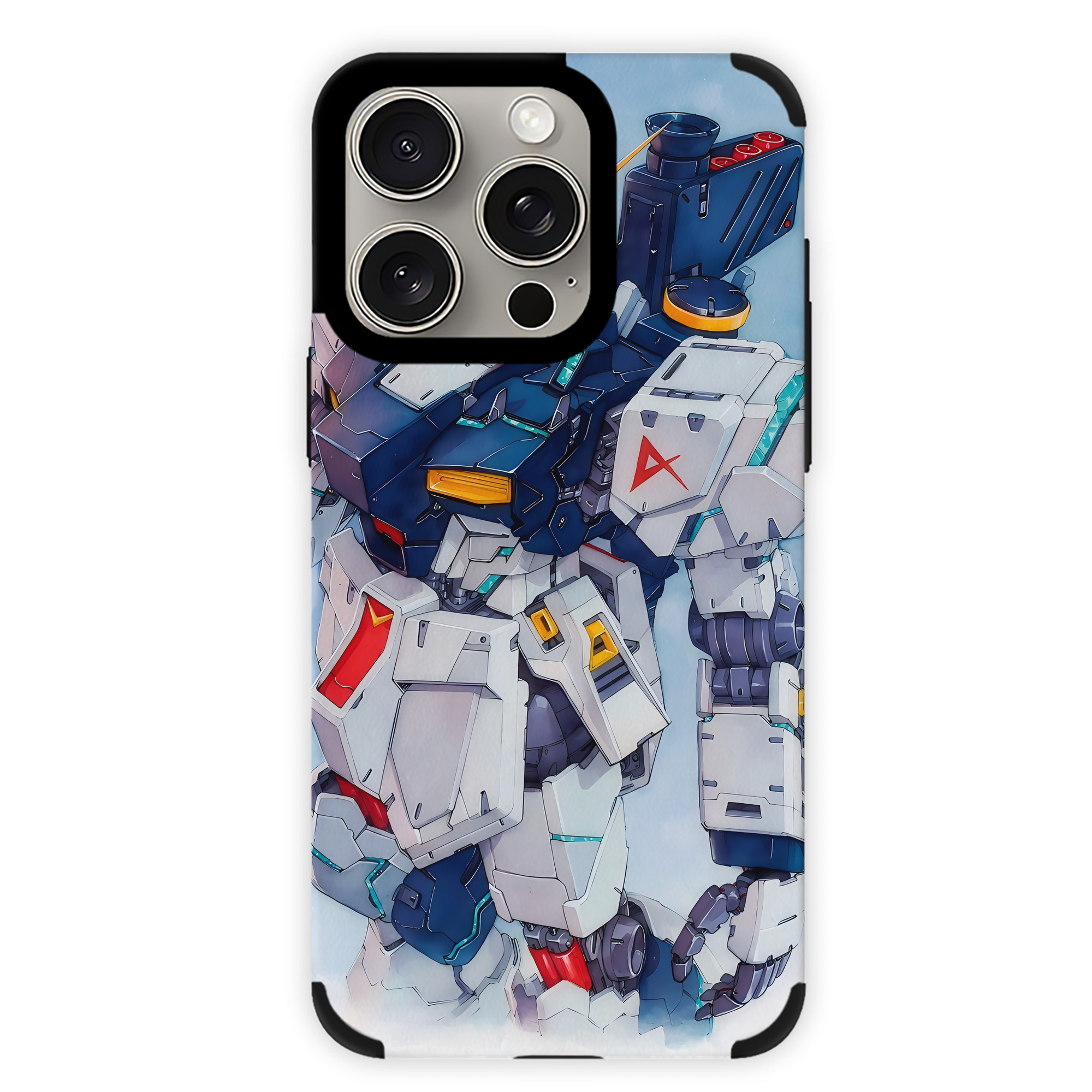 （画像用） 機動戦士ガンダム Mobile Suit Gundam 【iPhone15ProMax対応】 PUレザー スマホケース 耐衝撃＆黄変防止