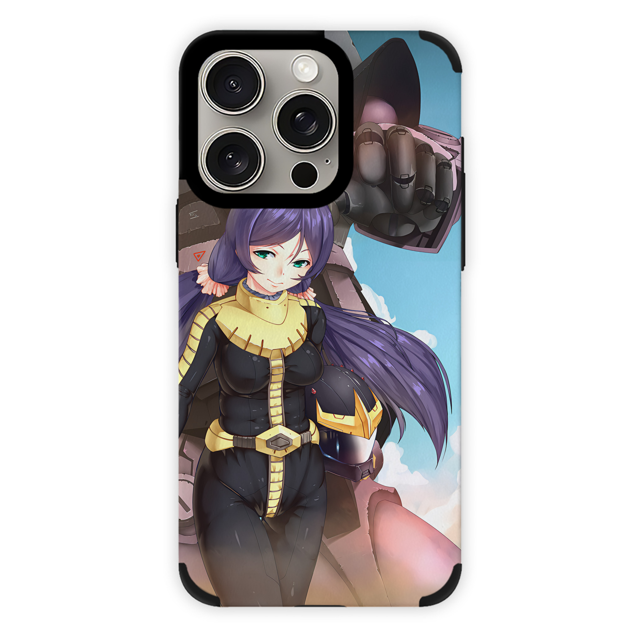 （画像用） 機動戦士ガンダム Mobile Suit Gundam 【iPhone15ProMax対応】 PUレザー スマホケース 耐衝撃＆黄変防止