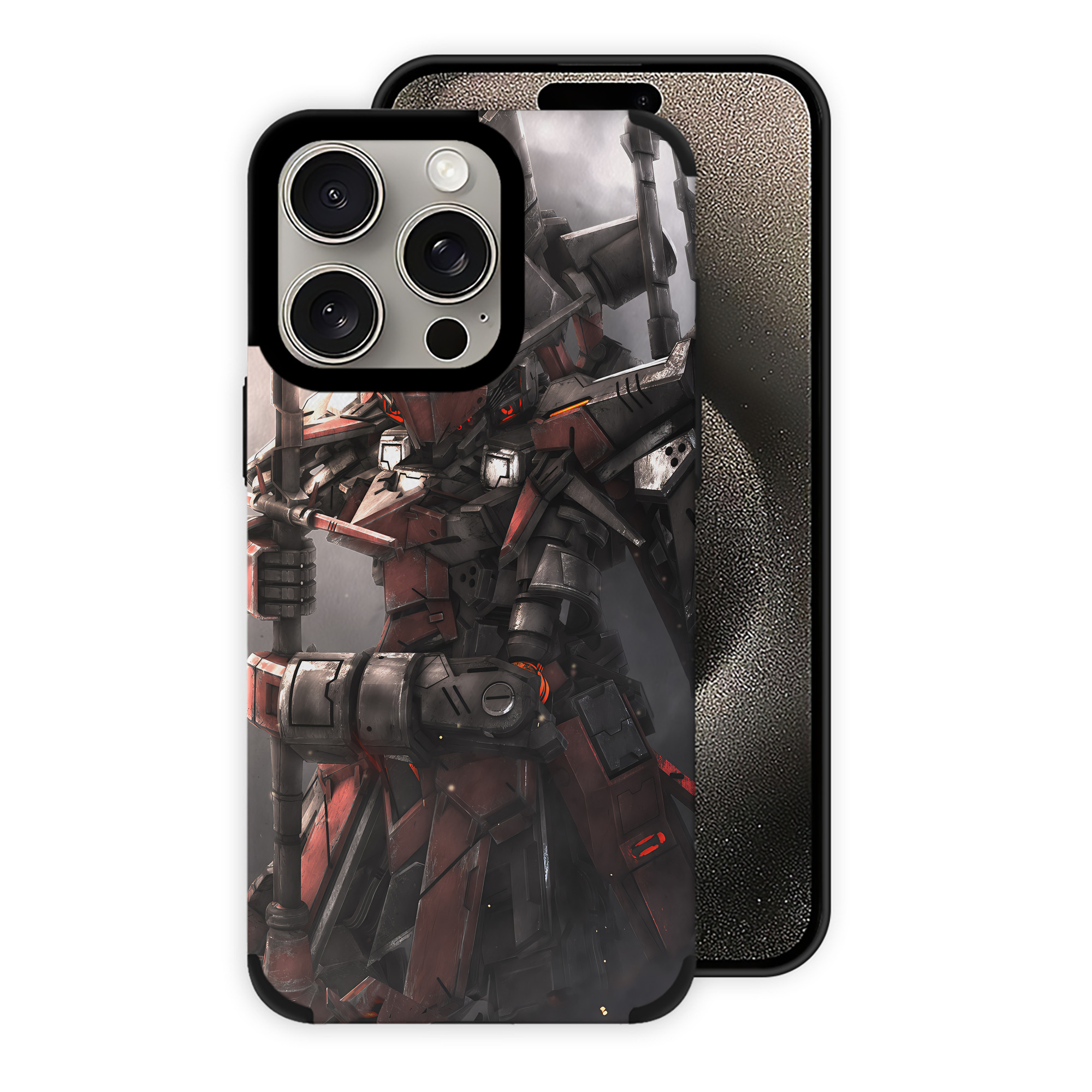（画像用） 機動戦士ガンダム Mobile Suit Gundam 【iPhone15ProMax対応】 PUレザー スマホケース 耐衝撃＆黄変防止