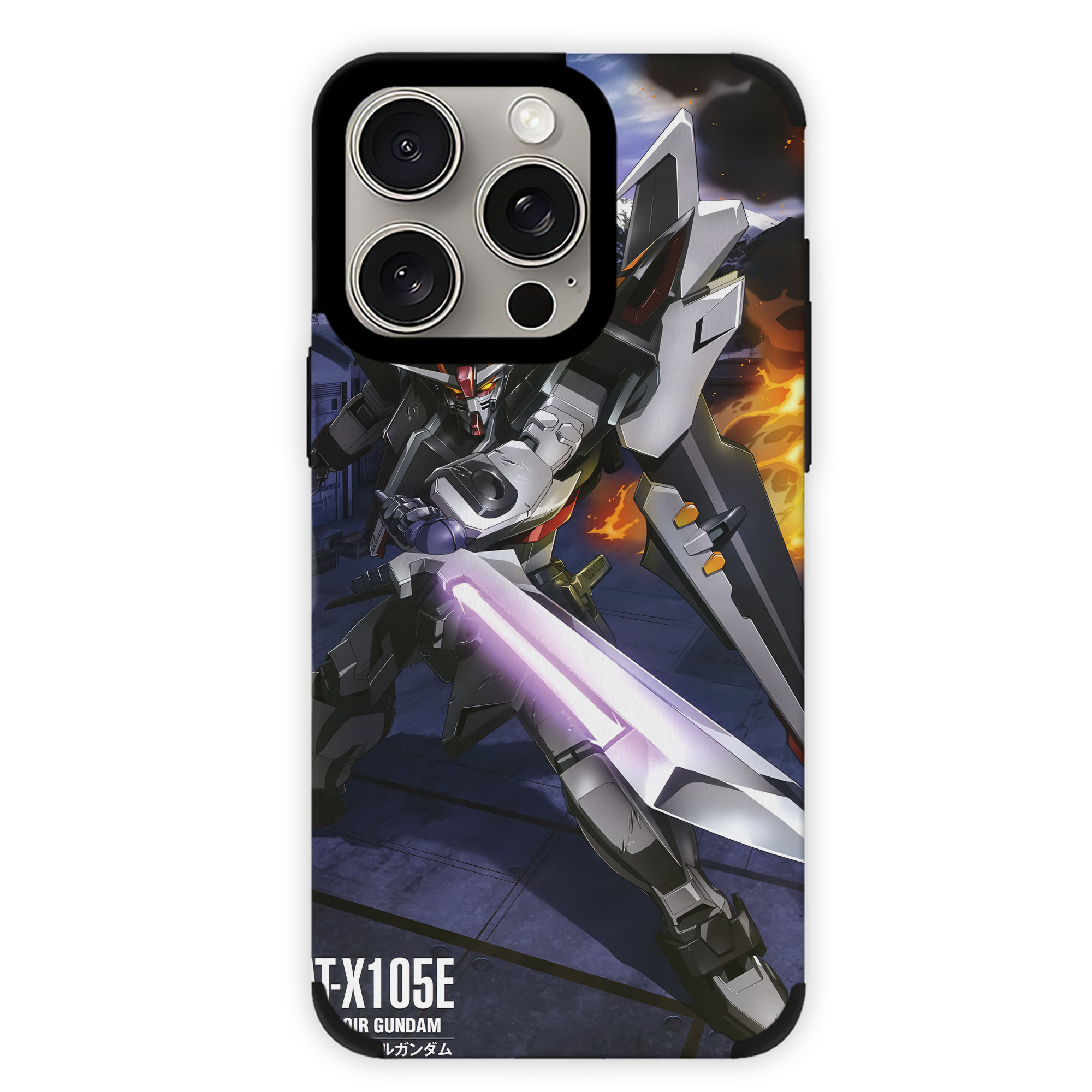 （画像用） 機動戦士ガンダム Mobile Suit Gundam 【iPhone15ProMax対応】 PUレザー スマホケース 耐衝撃＆黄変防止