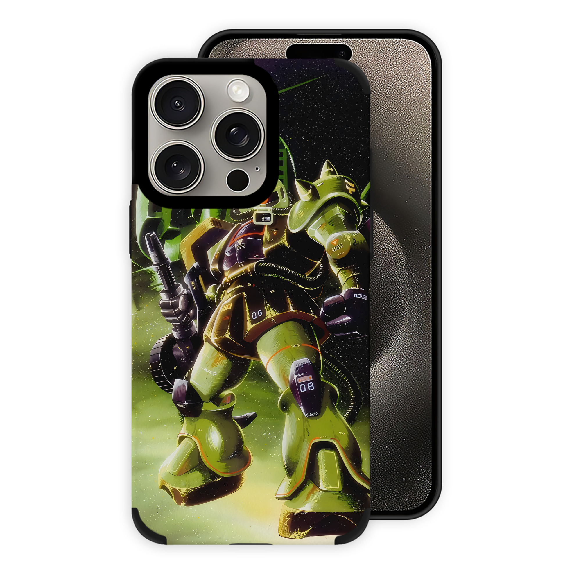 （画像用） 機動戦士ガンダム Mobile Suit Gundam 【iPhone15ProMax対応】 PUレザー スマホケース 耐衝撃＆黄変防止