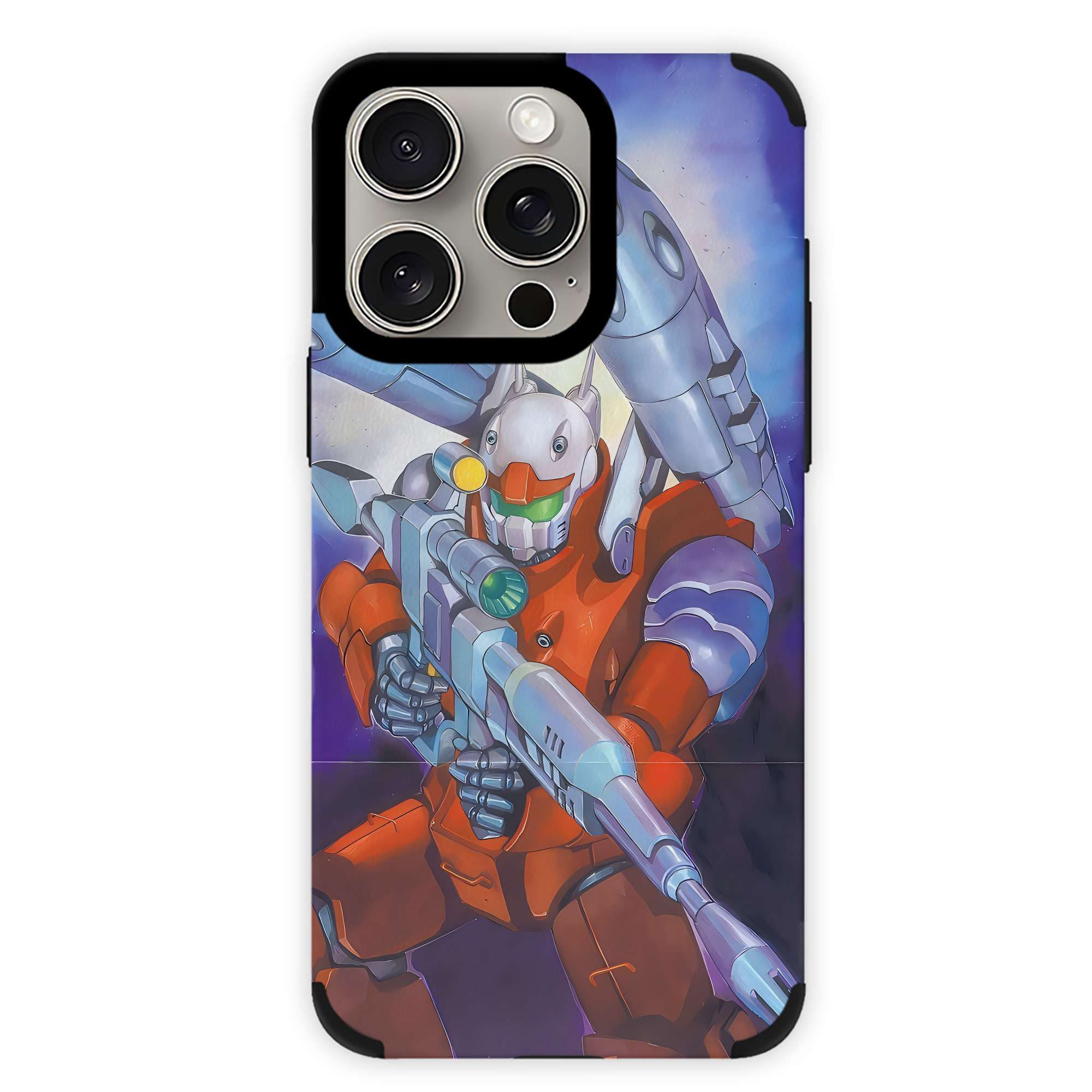 （画像用） 機動戦士ガンダム Mobile Suit Gundam 【iPhone15ProMax対応】 PUレザー スマホケース 耐衝撃＆黄変防止
