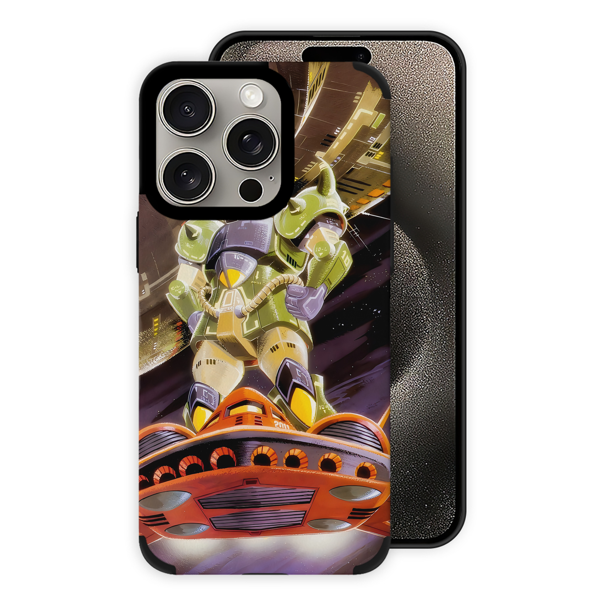 （画像用） 機動戦士ガンダム Mobile Suit Gundam 【iPhone15ProMax対応】 PUレザー スマホケース 耐衝撃＆黄変防止